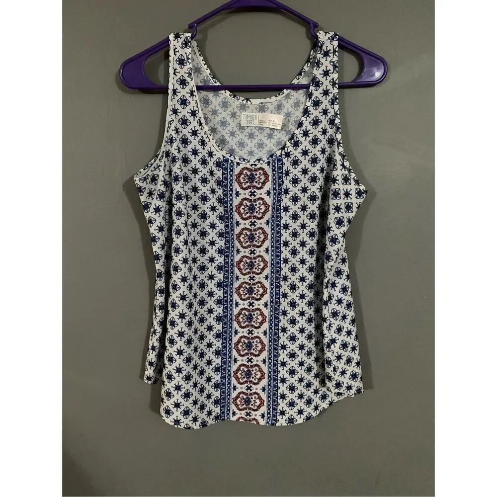 Time And Tru Sleeveless Top Size Small